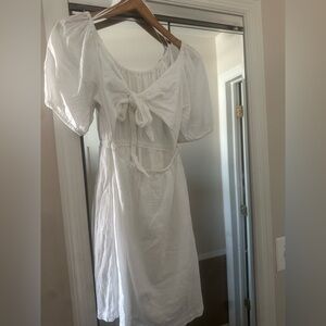 Casual White Sun Dress